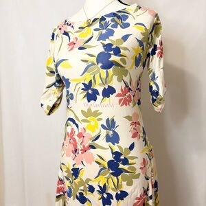 Ralph Lauren Multicolor Floral Long Sleeve Dress